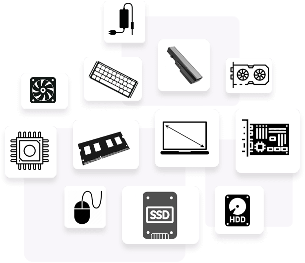 laptop spare parts in mogappair